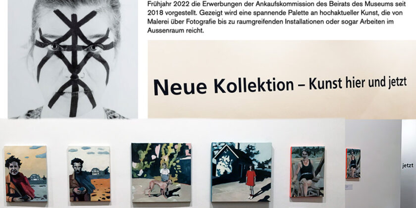 22. Jan. – 18. April 22<br>Kunstmuseum Thurgau, Neue Kollektion – Kunst hier und jetzt